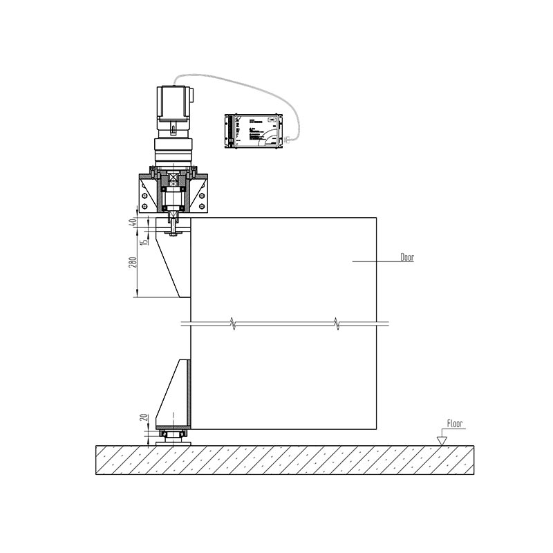 3000 kg Operatur Swing Awtomatiku